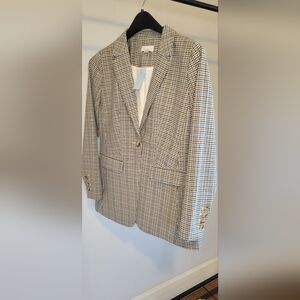 LOFT Women's Checkered Blazer